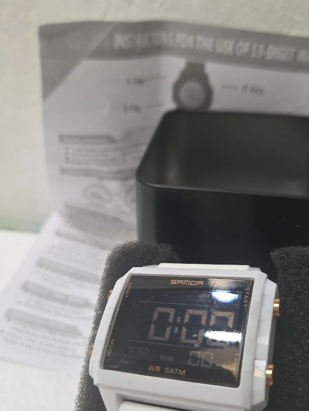 SANOR SMART Digital Sports Watch - White